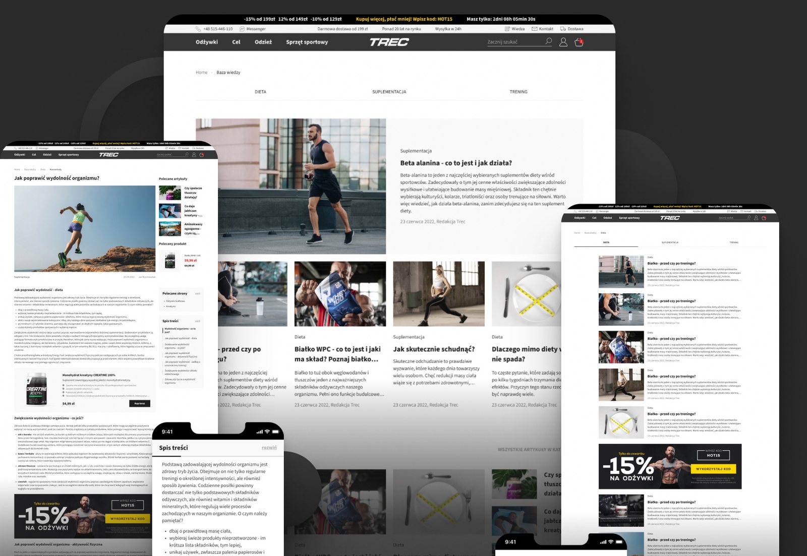 Artykuły: blok treści pod SEO